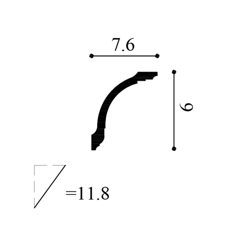 Phào trần A118-NP