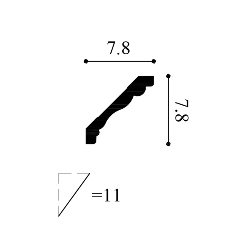 Phào trần A110-NP