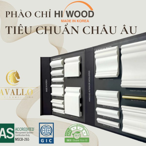 Phào chỉ Cavallo - An toàn cho sức khoẻ, thân thiệt với môi trường