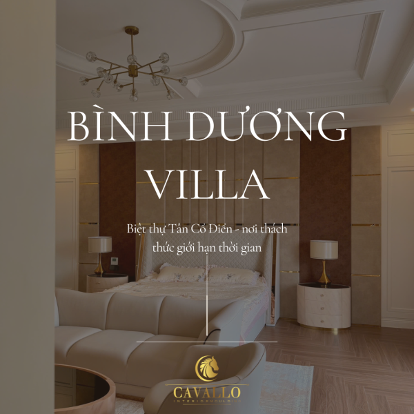 Thi công phào chỉ và tấm ốp nhựa tại Bình Dương Villa