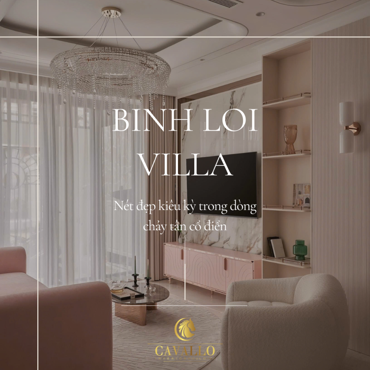 Phào chỉ và tấm ốp Tân Cổ Điển tại Bình Lợi Villa