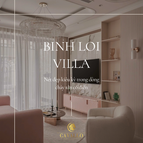 Phào chỉ và tấm ốp Tân Cổ Điển tại Bình Lợi Villa