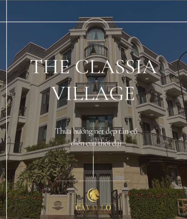Phào chỉ Châu Âu trang trí biệt thự The Classia Khang Điền