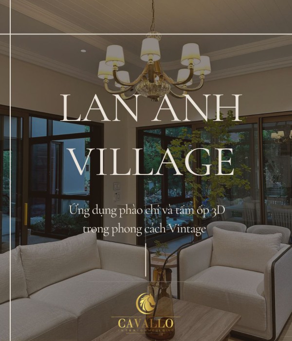 Phào chỉ  PS Hàn Quốc trang trí Lan Anh Village 