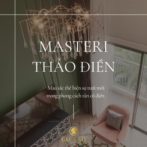 Phào chỉ trang trí Căn Duplex Masteri Thảo Điền