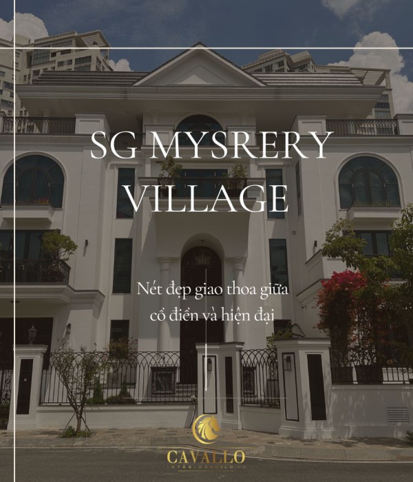 Phào chỉ Châu Âu trang trí Mystery Village