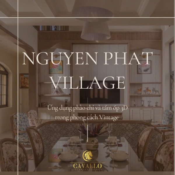 Phào chỉ Hàn Quốc ứng dụng trong phong cách Vintage