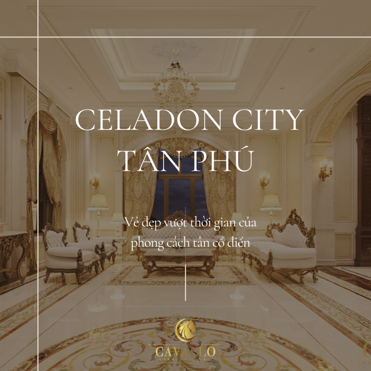 Phào chỉ nhựa Hàn Quốc trang trí Penthouse Celadon Tân Phú