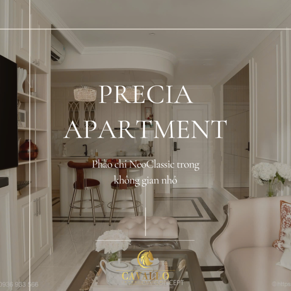 Phào chỉ nhựa Neo Classic tại căn hộ Precia