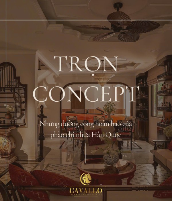 Phào chỉ Hàn Quốc ứng dụng trong thiết kế Indochine 